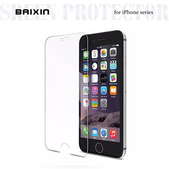 9H tempered glass For iphone 4s 5 5s 5c SE 6 6s plus 7 plus screen protector protective guard film front case cover +clean kits